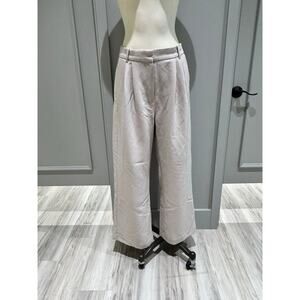 Abercrombie & Fitch Sloane Wide Leg Trousers - Tan